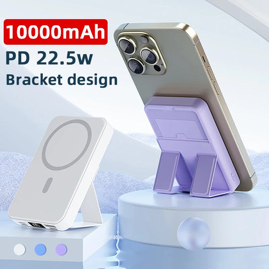 Volzavara Portable Powerbank with Built-In Phone Stand – Fast All-Day Power (10,000 mAh) – Limited Stock!